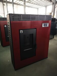 FD11 ducted pellet stove red