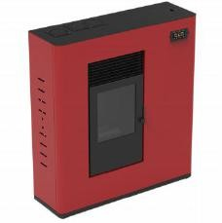 Portable round design elegant wood pellet stove SANRING